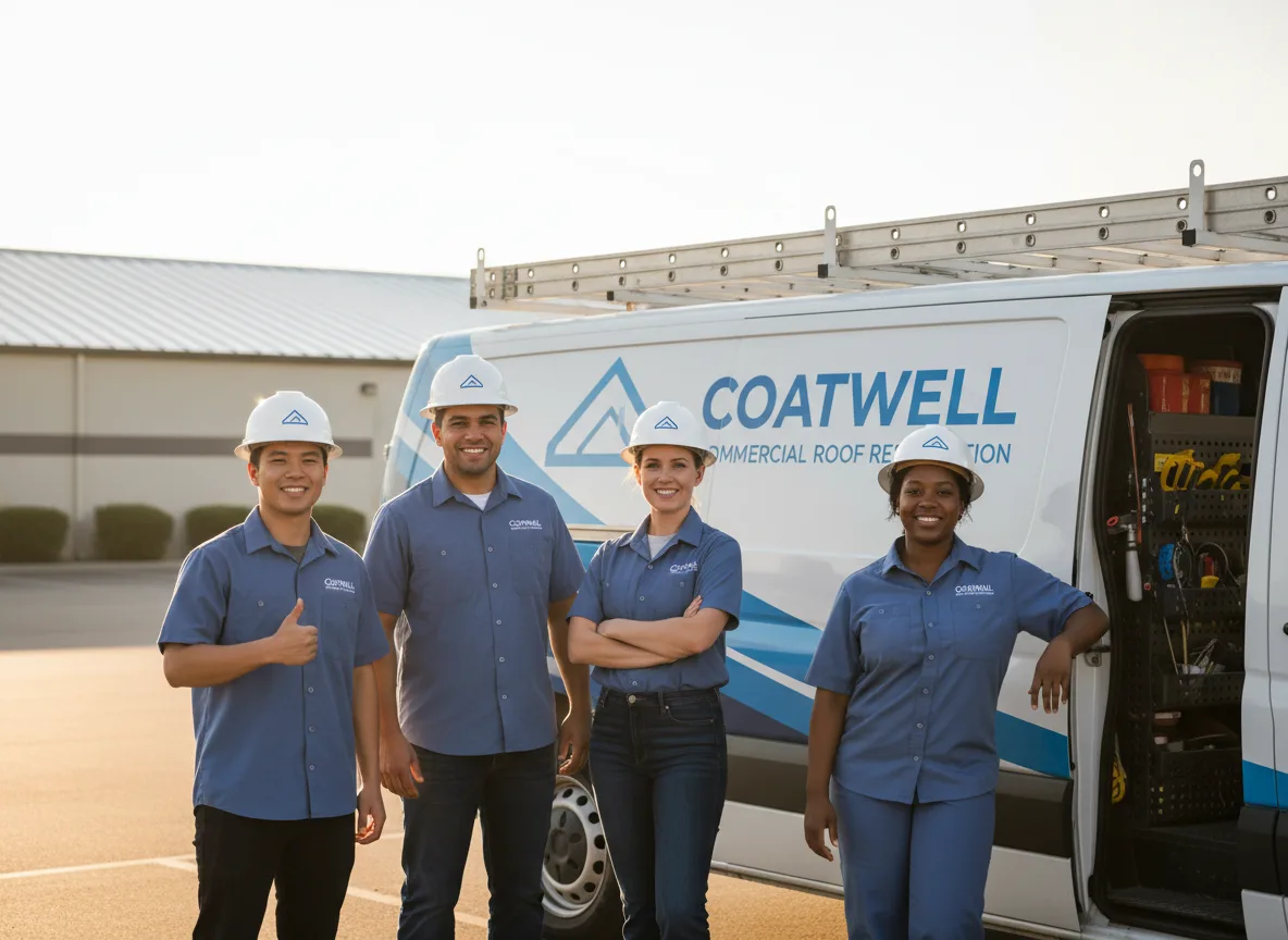 Commercial roof coating company in Bon Aqua, TN